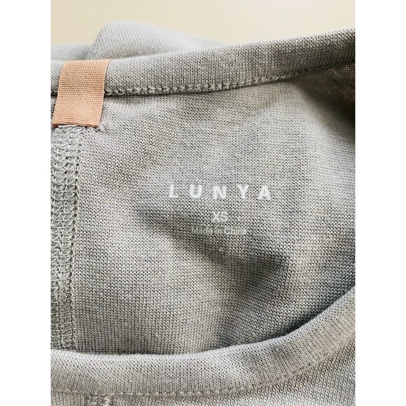 Lunya Restore Fitted Dress, LIght Gray, Womens XS, Midi Tank Dress, Lounge Dress - Picture 6 of 10